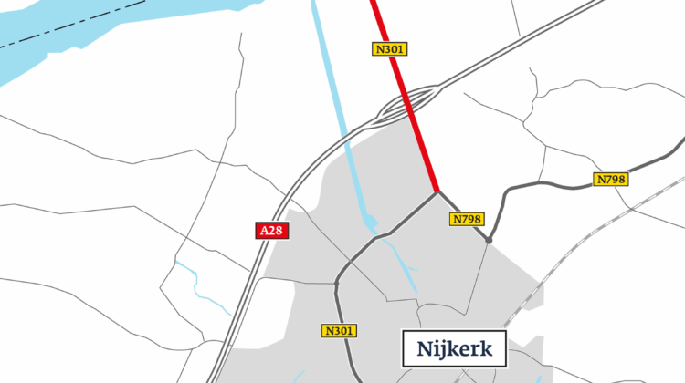 Let op: wegwerkzaamheden rond Nijkerk